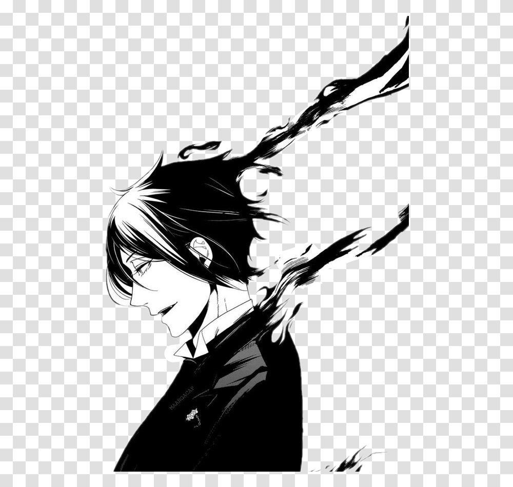 Kuroshitsuji Blackbutler Anime Animeboy Demon Black Butler, Manga, Comics, Book, Person Transparent Png