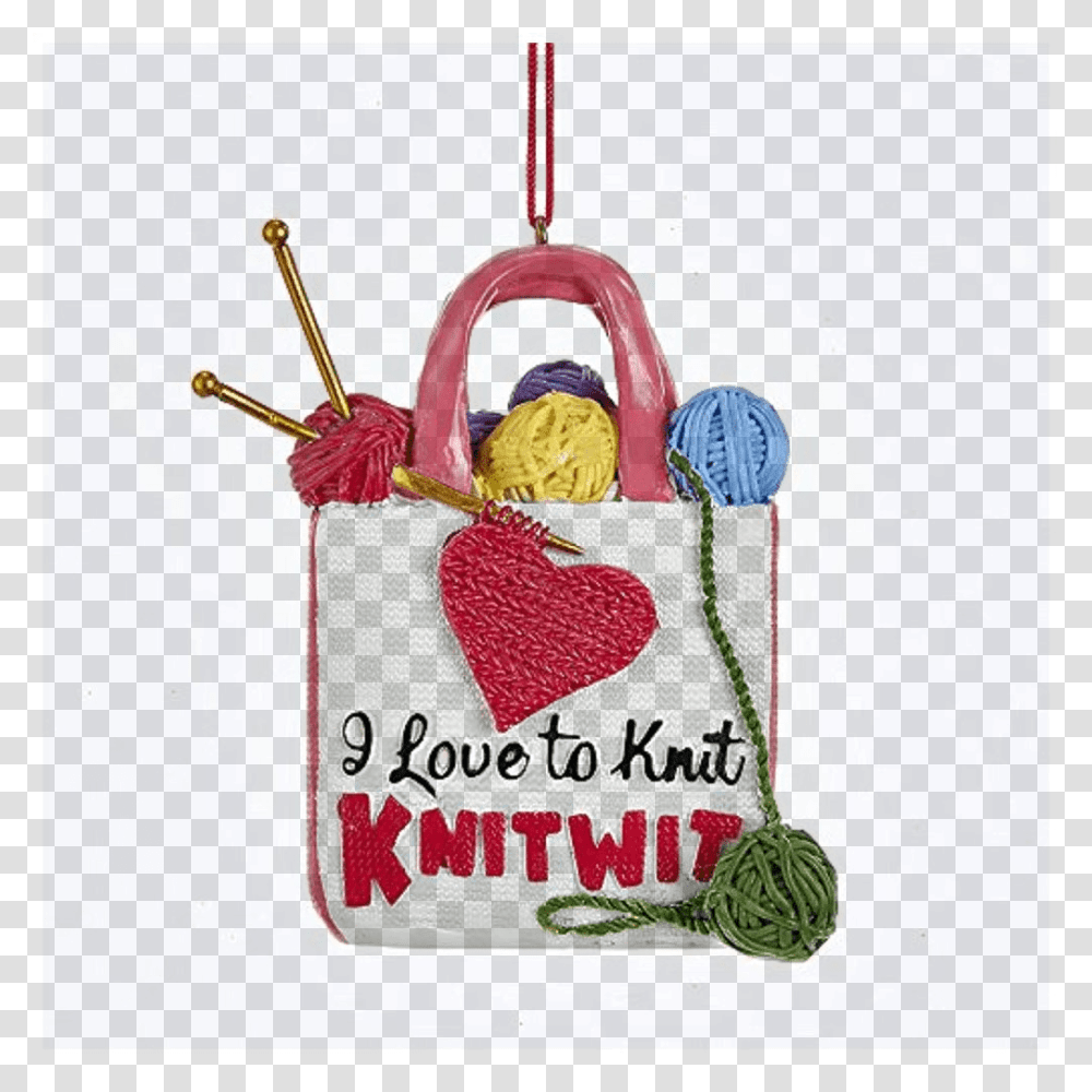Kurt Adler I Love To Knit Crochet, Lock, Combination Lock, Security Transparent Png