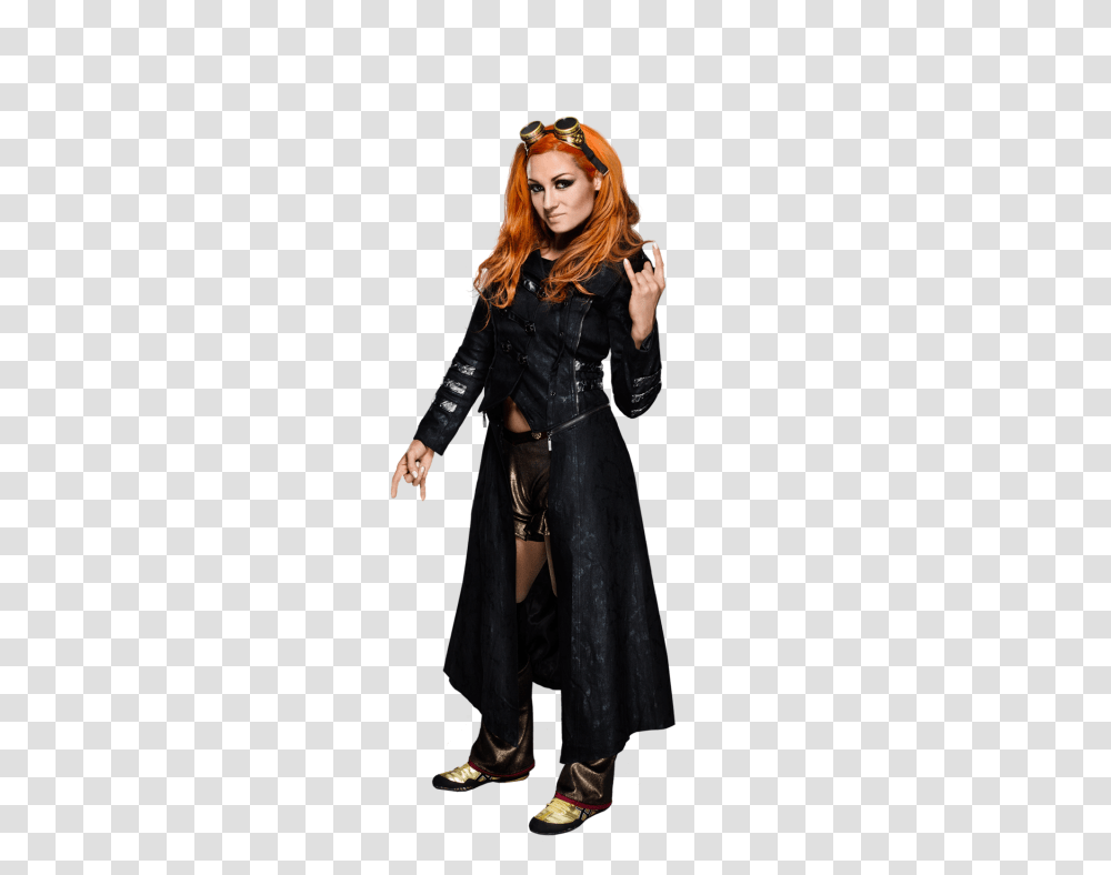 Kurt Angle And Becky Lynch Of Wwe, Apparel, Coat, Overcoat Transparent Png