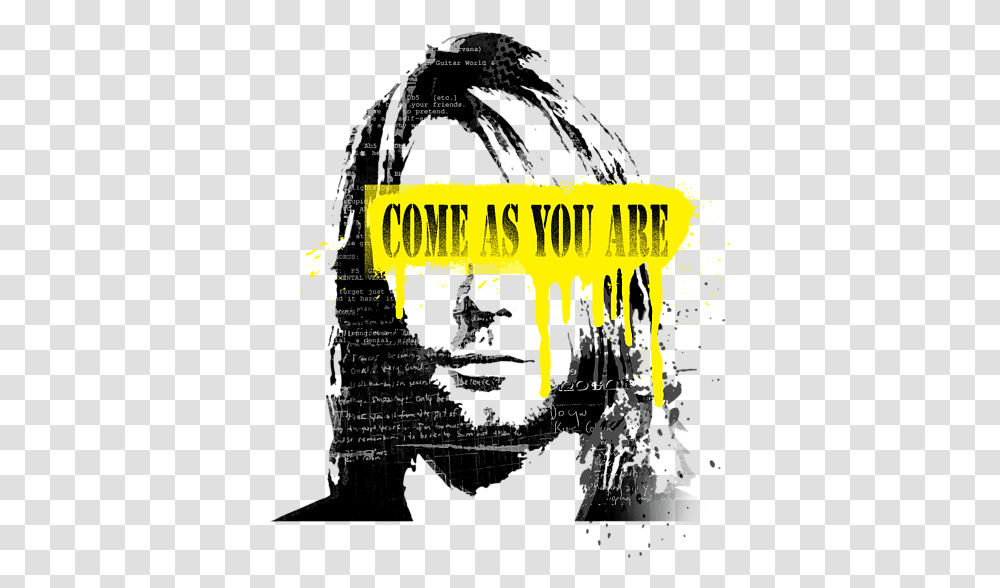 Kurt Cobain Face Shirt, Poster, Advertisement, Water, Flyer Transparent Png