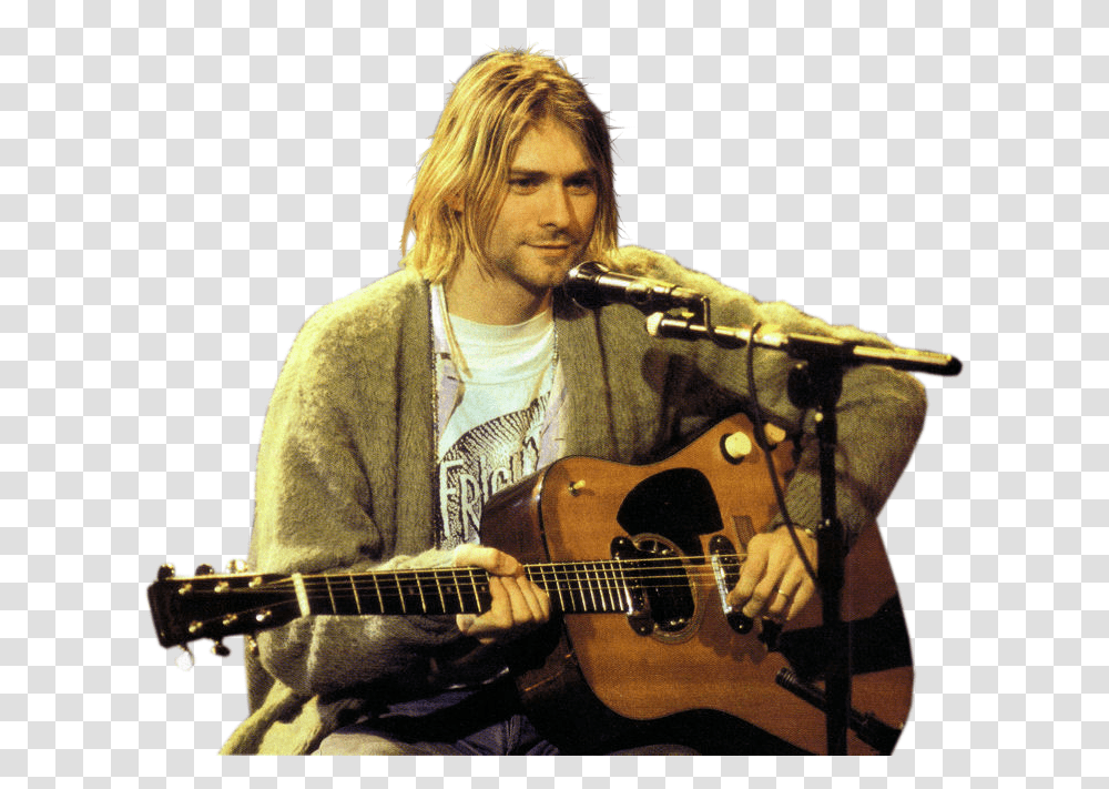 Kurt Cobain, Guitar, Leisure Activities, Musical Instrument, Person Transparent Png