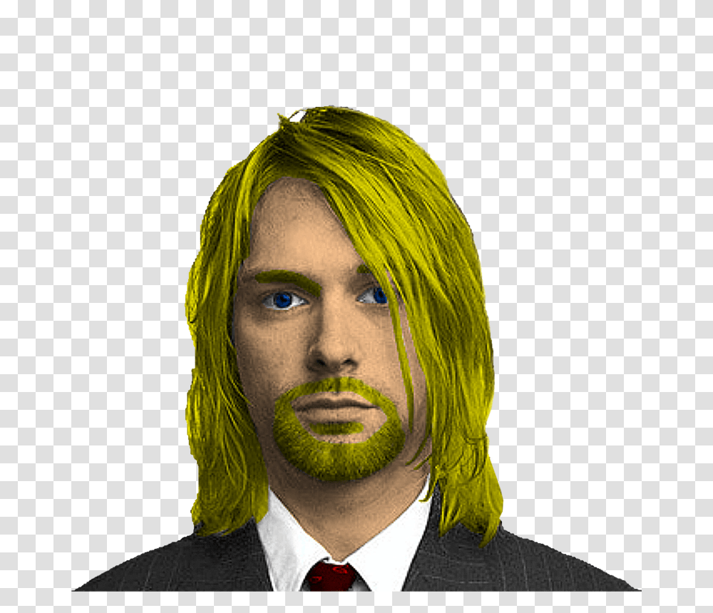 Kurt Cobain Normal By Dannyth Kurt Cobain Hd, Face, Person, Human, Tie Transparent Png