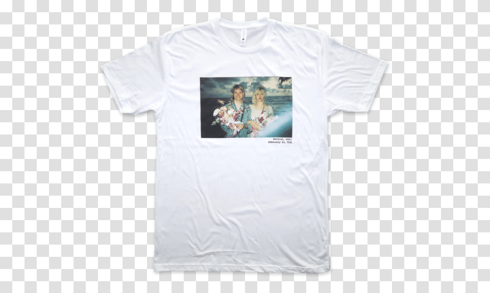 Kurt Cobaincourtney Wedding T Shirt Courtney Love And Kurt Cobain, Clothing, Apparel, Person, Human Transparent Png
