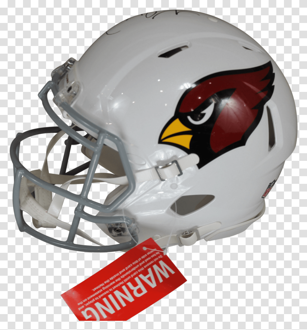 Kurt Warner Autographed Arizona Cardinals White Riddell Face Mask, Apparel, Helmet, Football Helmet Transparent Png