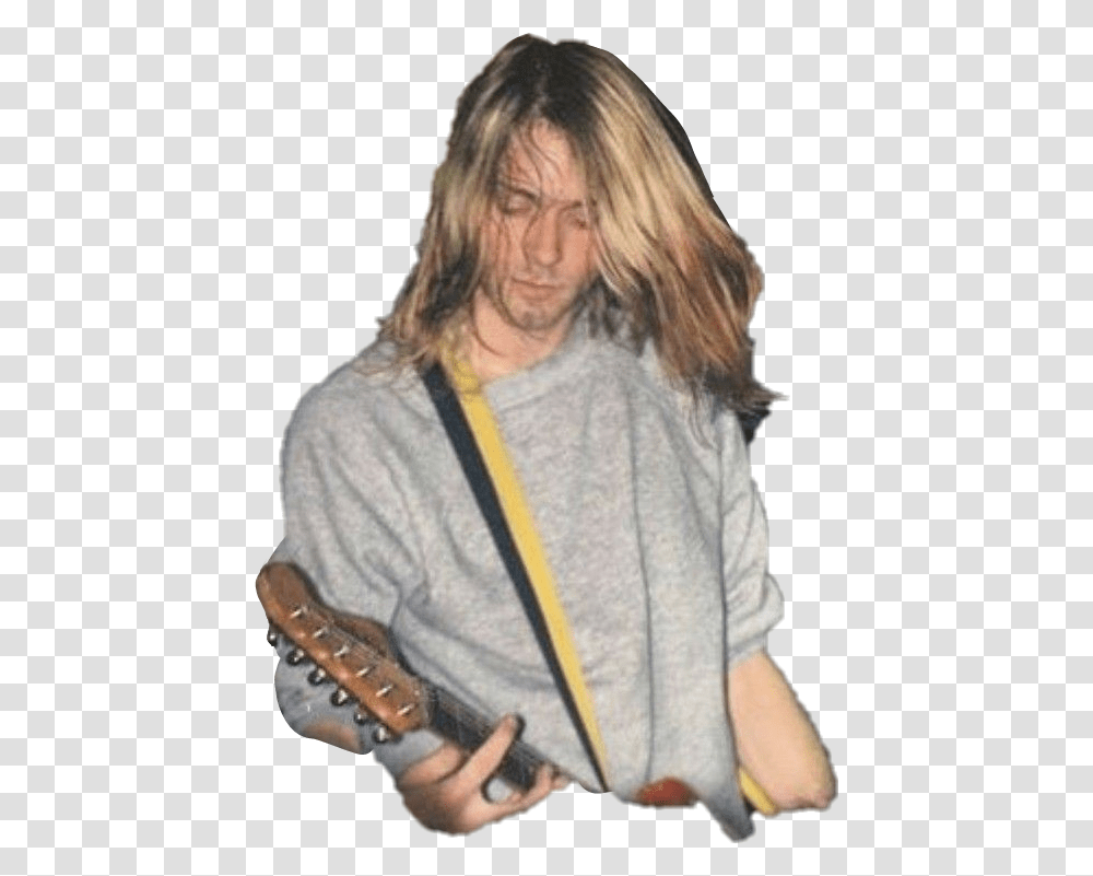 Kurtcobain Nirvana, Person, Leisure Activities, Guitar Transparent Png