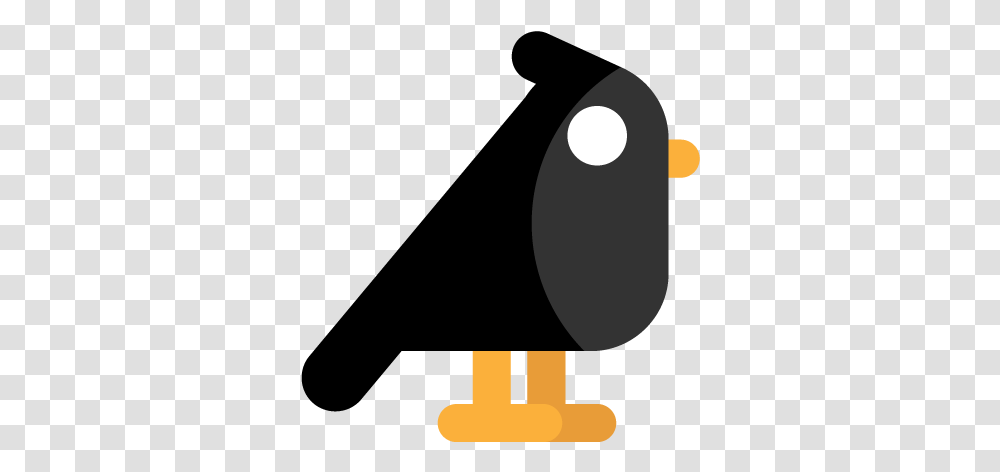 Kurzgesagt Black Bird, Cushion, Headrest Transparent Png