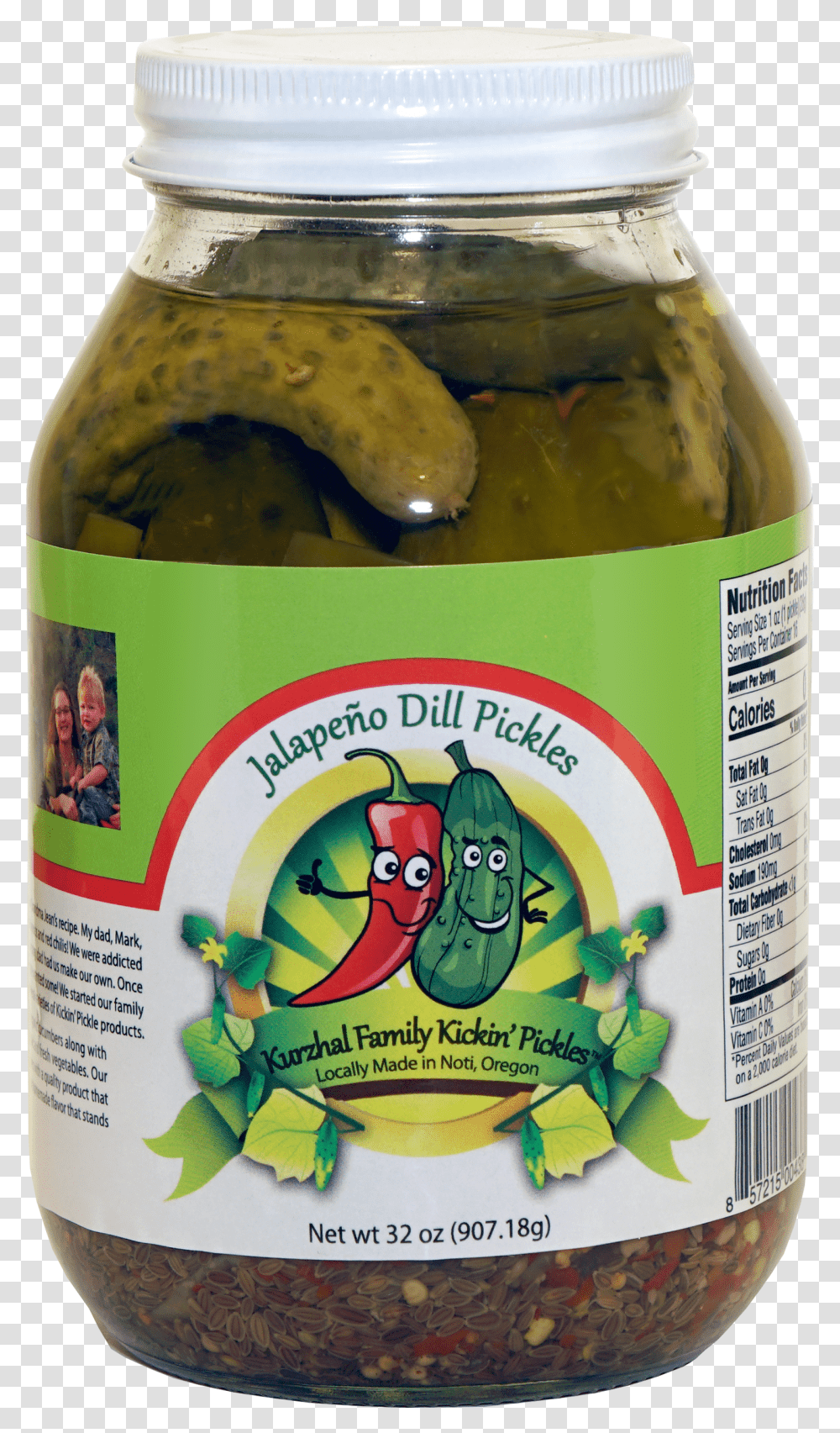 Kurzhal Family Kickin Pickles Pickled Cucumber Transparent Png