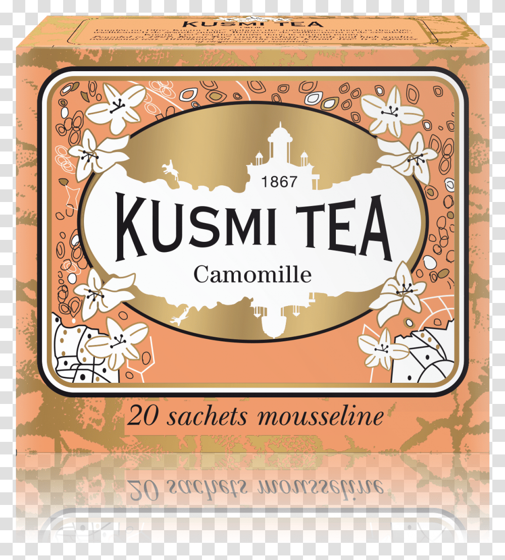 Kusmi Chamomile Download Kusmi Tea Ginger Lemon Green Tea, Advertisement, Poster, Flyer, Paper Transparent Png