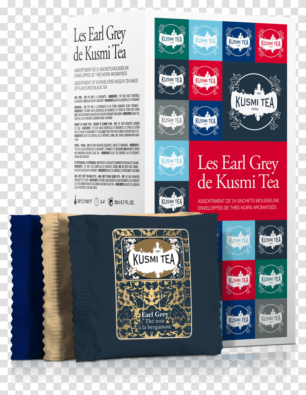 Kusmi Tea Bags, Poster, Advertisement, Flyer, Paper Transparent Png