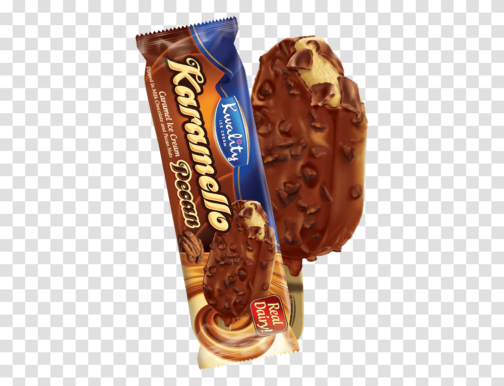 Kwality Karamello Bar Icecream, Food, Sweets, Confectionery, Dessert Transparent Png