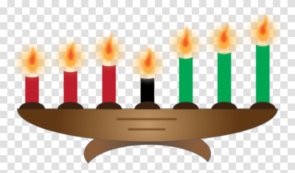 Kwanzaa Candles Kwanzaa Clipart, Cutlery, Plant, Birthday Cake, Food Transparent Png