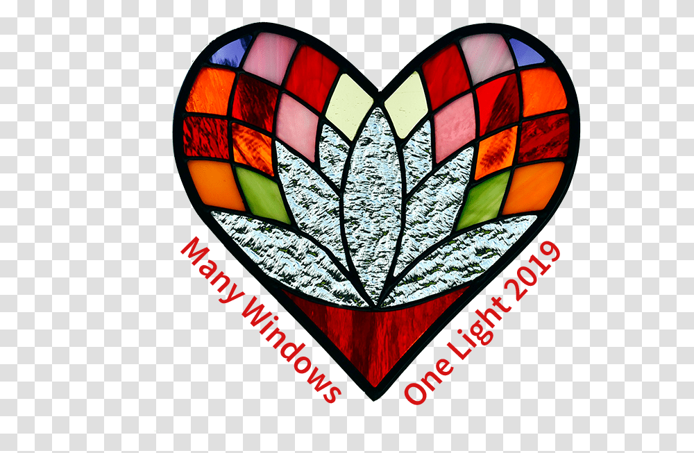 Kwanzaa Candles Stained Glass Heart Transparent Png