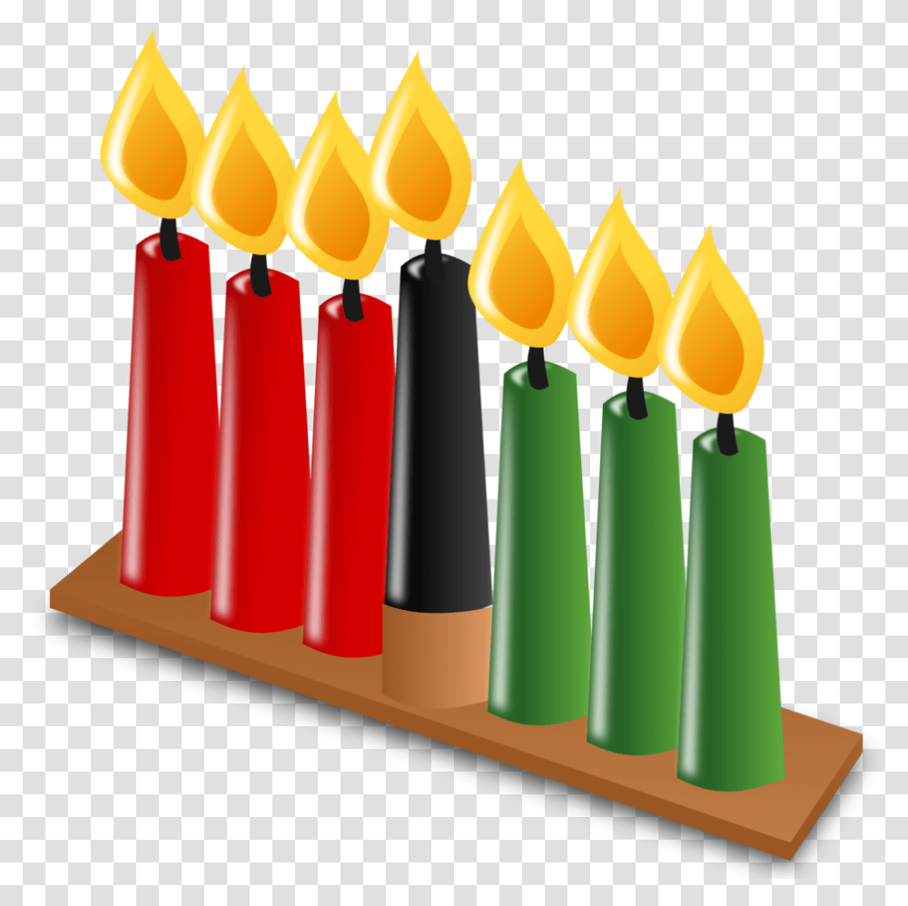 Kwanzaa Clipart, Candle, Fire, Flame, Vigil Transparent Png