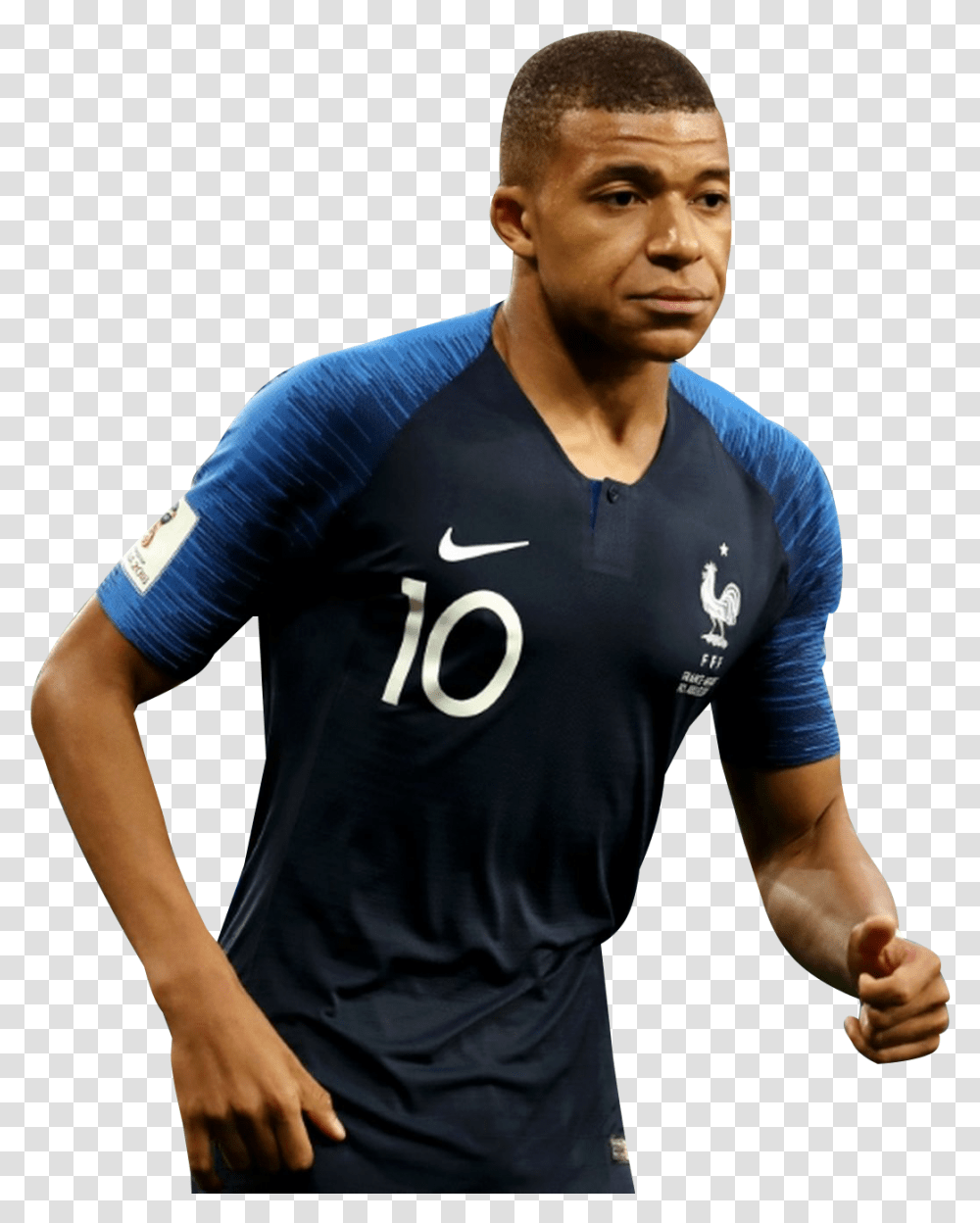 Kylian Mbappe Fifa World Cup Russia 2018 Kylian Mbapp, Clothing, Sleeve, Person, Shirt Transparent Png