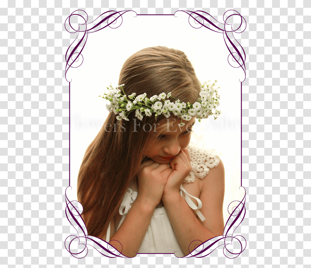 Kylie Flower Crown Halo Rose Wedding Bouquet Red And Pink With Breath, Clothing, Person, Plant, Female Transparent Png