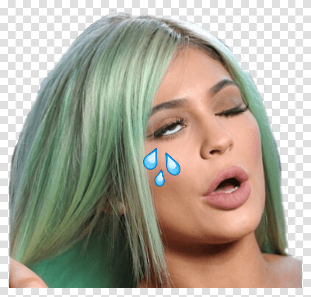 Kylie Jenner Funny And Jenner Image Kylie Jenner Face Icon, Person, Human, Female, Woman Transparent Png