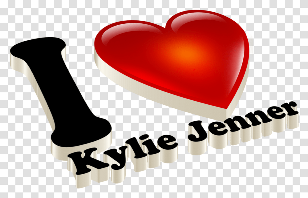 Kylie Jenner Heart Name Heart, Game, Smoke Pipe, Food Transparent Png