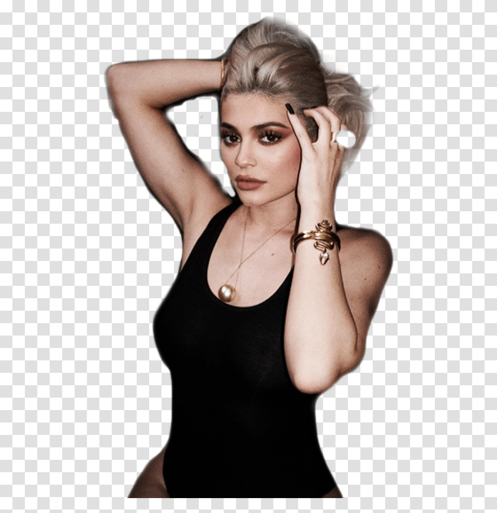 Kylie Jenner Hot Looking Image Violet Grey Kylie Jenner, Person, Human, Necklace, Jewelry Transparent Png