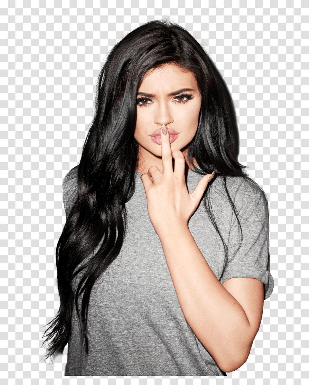 Kylie Jenner Silence Image Kylie Jenner, Face, Person, Human, Hair Transparent Png