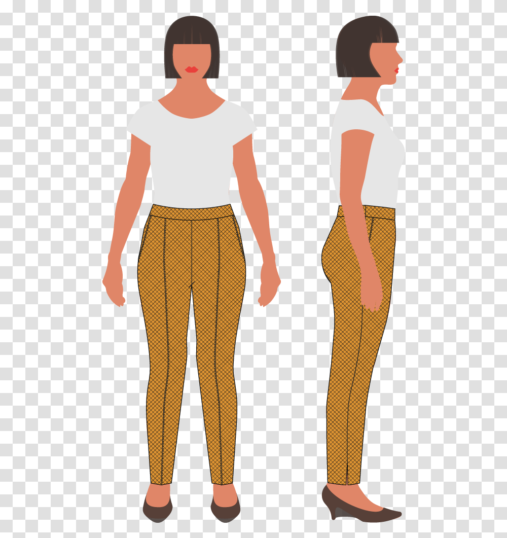 Kylie Pants Standing, Apparel, Tie, Accessories Transparent Png