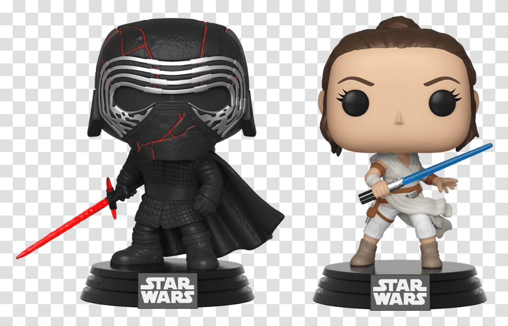 Kylo Ren And Rey Funko Pop, Helmet, Apparel, Toy Transparent Png