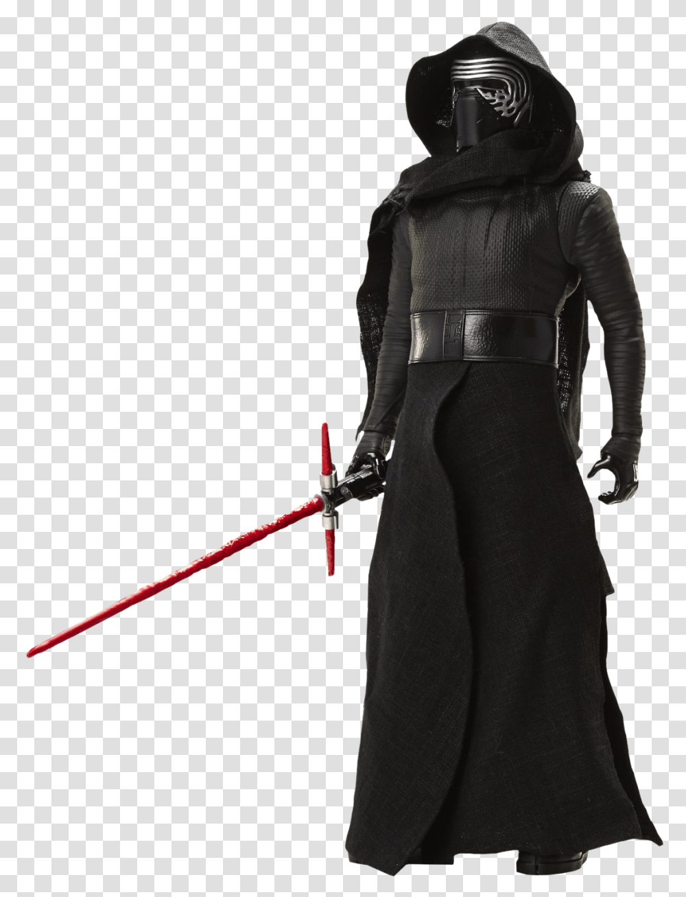 Kylo Ren Large Action Figure, Sleeve, Overcoat, Person Transparent Png
