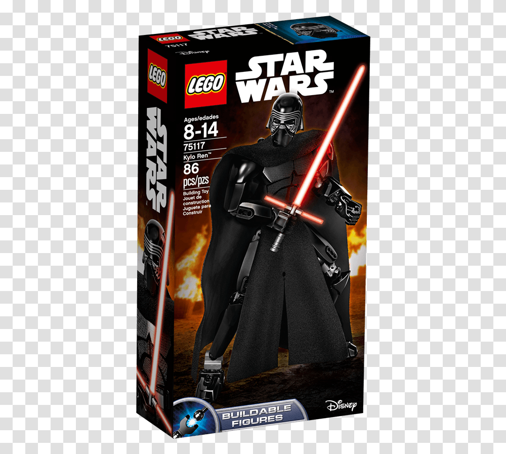 Kylo Ren Lego Star Wars Buildable Figures Kylo Ren Poster, Duel, Helmet, Apparel Transparent Png