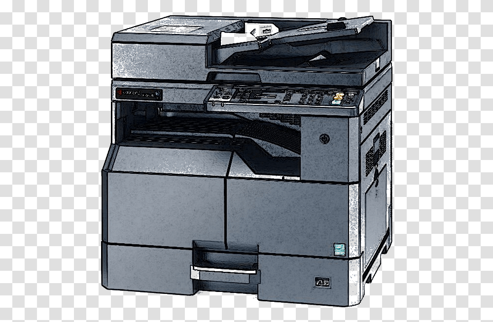 Kyocera Taskalfa 1800 Document Solutions Kyocera Xerox Machine, Mailbox, Letterbox, Printer, Furniture Transparent Png
