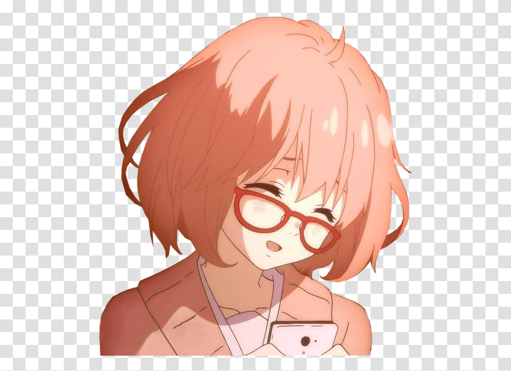 Kyoukai No Kanata, Comics, Book, Helmet Transparent Png