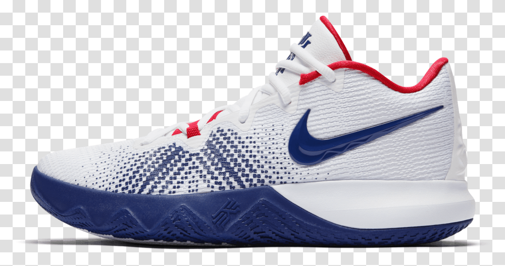 Kyrie Flytrap Red White And Blue, Shoe, Footwear, Apparel Transparent Png