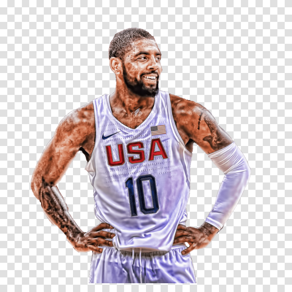 Kyrie Image, Person, People, Team Sport, T-Shirt Transparent Png