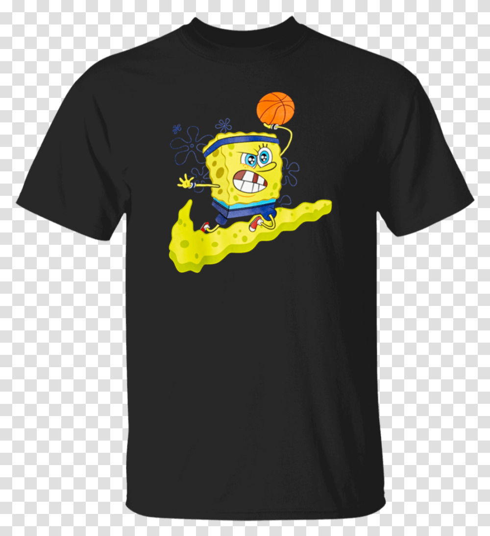 Kyrie Irving Basketball Spongebob Shirts Black Cotton T Best Nba T Shirts, Clothing, Apparel, T-Shirt, Logo Transparent Png