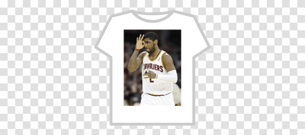 Kyrie Irving Roblox Roblox T Shirt Nike, Clothing, Sleeve, Person, Text Transparent Png