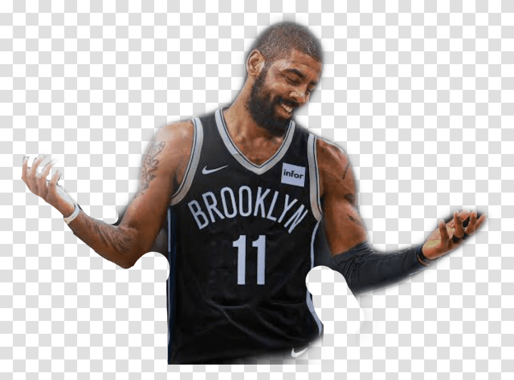 Kyrie Kyrieirving Nba Basketball Nets Freetoedit Nike Kyrie Flytrap, Person, People, Sport, Team Sport Transparent Png