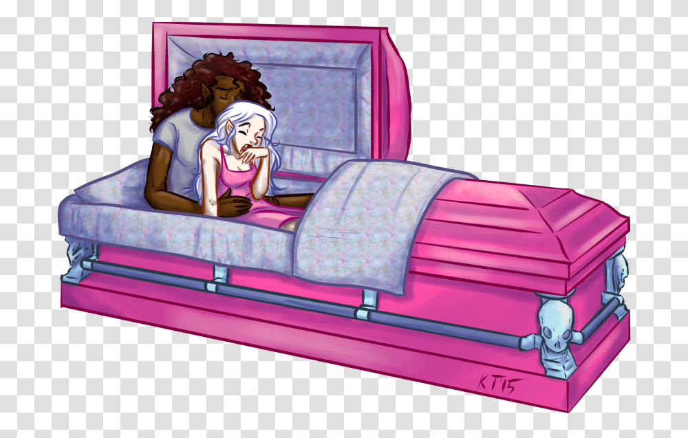 Kytri Coffin, Furniture, Bed, Person, Human Transparent Png