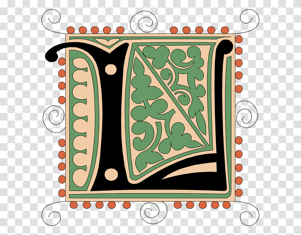 L 960, Alphabet, Rug, Label Transparent Png