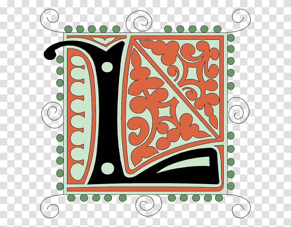 L 960, Alphabet, Postage Stamp, Rug Transparent Png