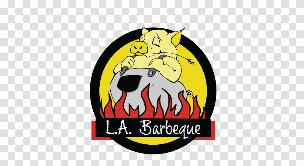 L A Barbeque Restaurant Summerdale Alabama Bbq, Label, Logo Transparent Png