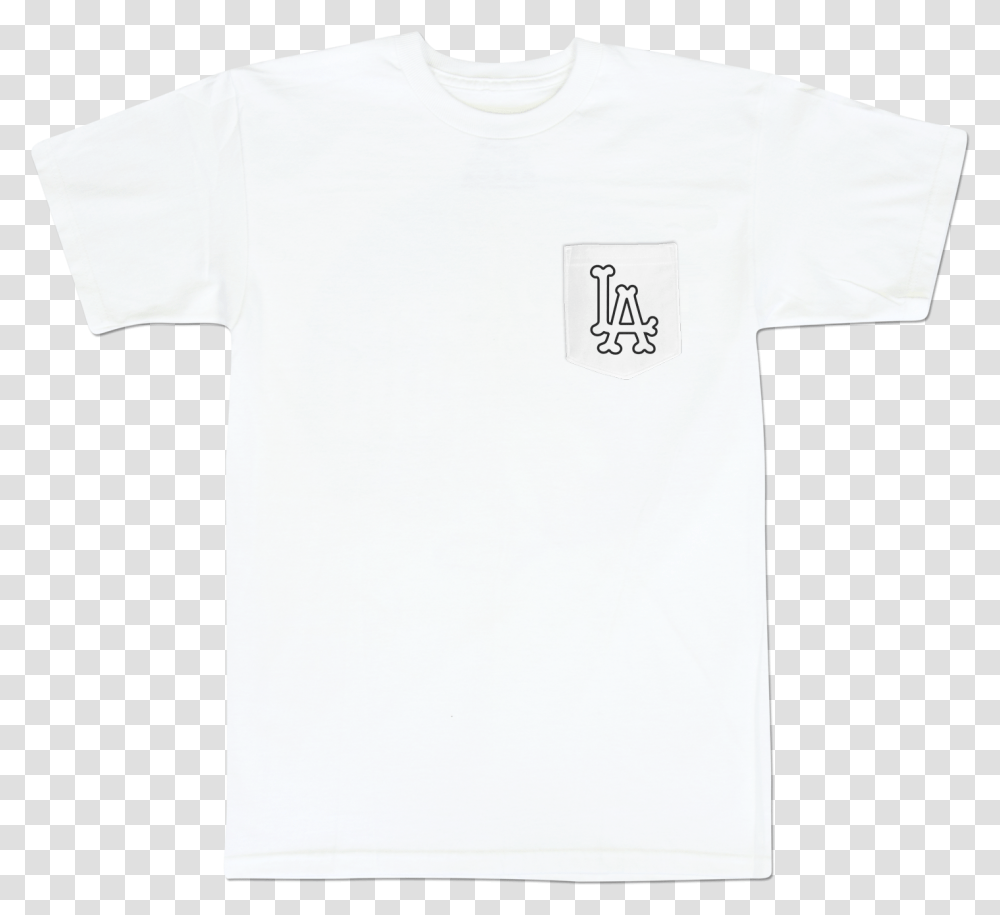L A Bones Tshirt With Pocket, Apparel, T-Shirt Transparent Png