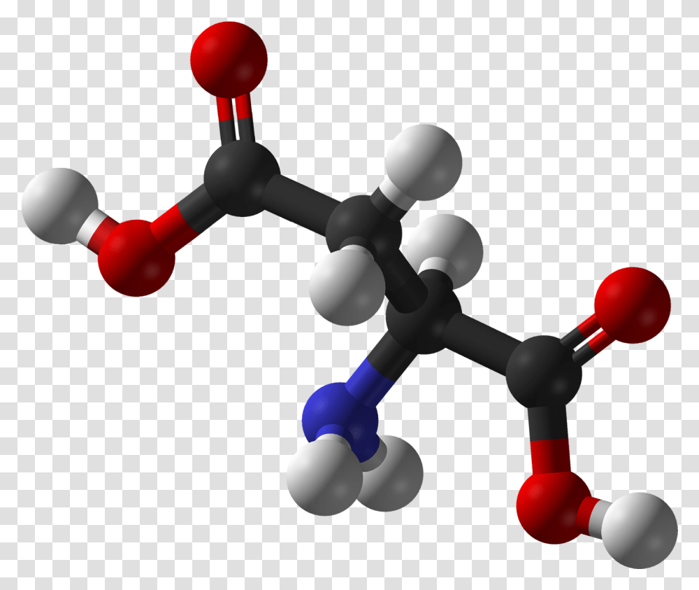 L Aspartic Ac 3d Structure Of Aspartic Acid, Pin, Toy, Sphere, Joystick Transparent Png