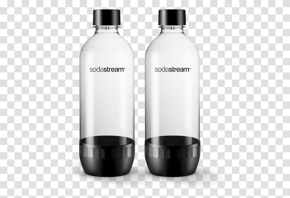 L Black Bottles Sodastream Bottle, Shaker, Cylinder, Cosmetics Transparent Png
