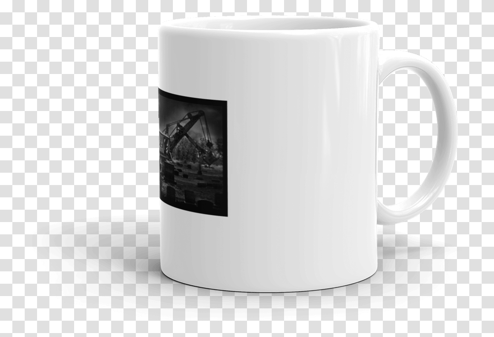 L Cc Steam Shovel In Cemetery Mug Coffee Coffee Cup, Soil Transparent Png