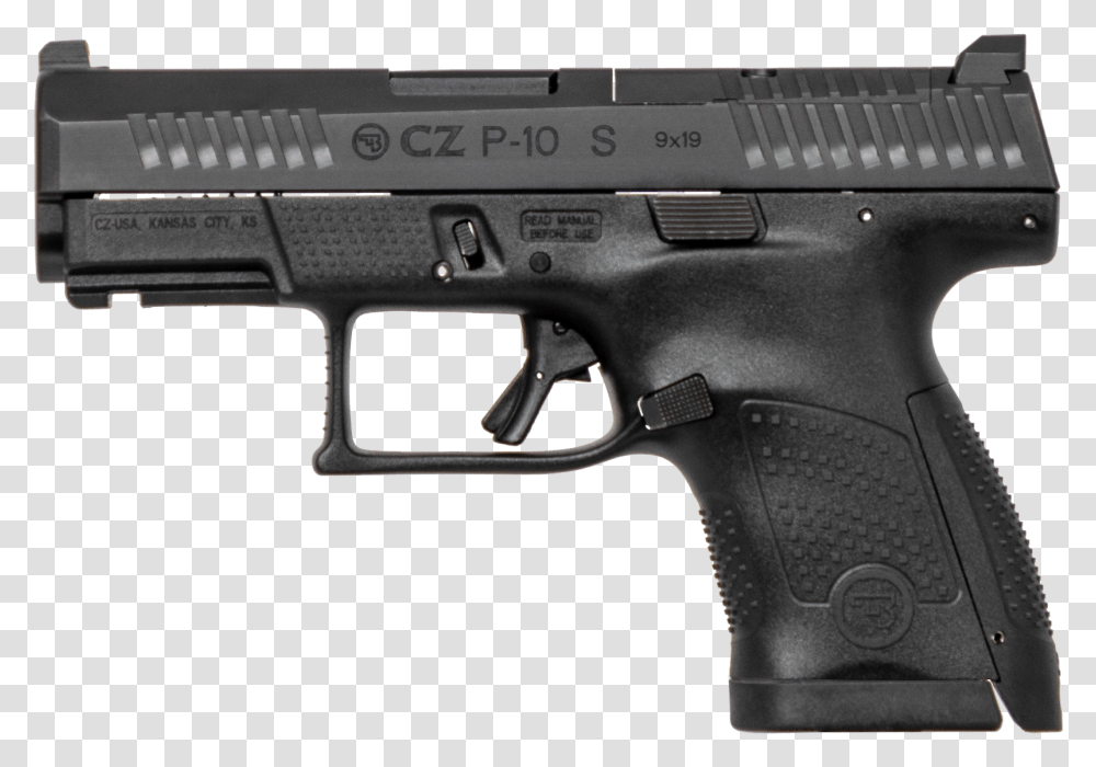 L Cz P10 Subcompact, Gun, Weapon, Weaponry, Handgun Transparent Png