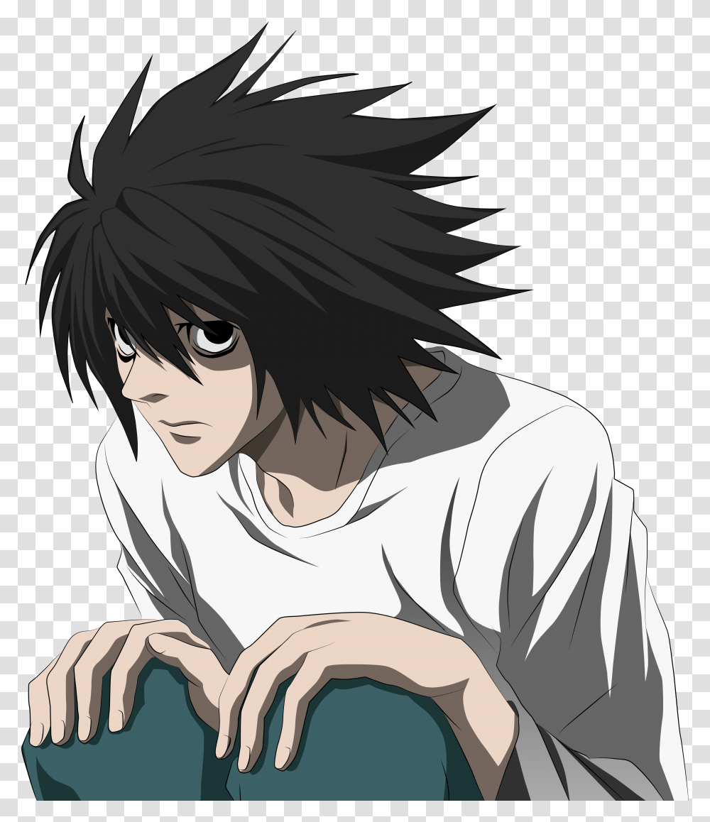 L Death Note, Manga, Comics, Book Transparent Png