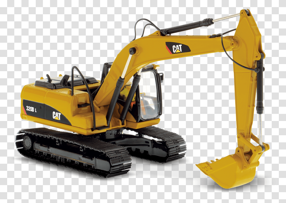 L Hydraulic Excavator Cat Excavator, Bulldozer, Tractor, Vehicle, Transportation Transparent Png