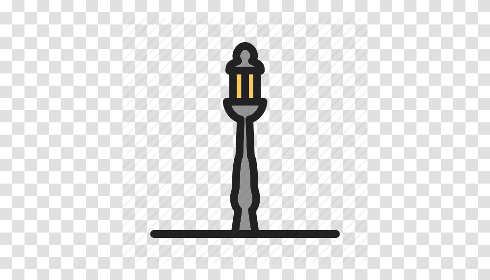 L Lamppost Light Pole Post Street Town Icon, Lightbulb, Torch Transparent Png