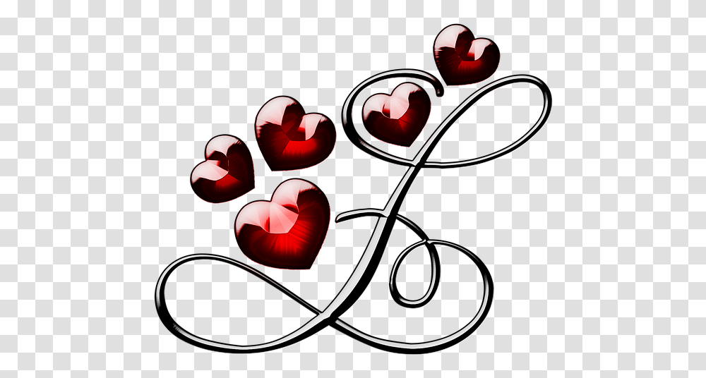 L Letter With Hearts L Letter Images In Heart, Plant, Dynamite, Bomb Transparent Png