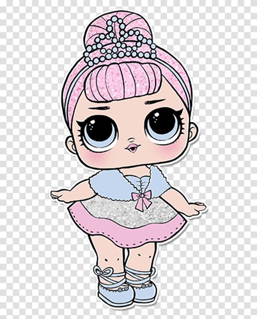 L Lol Surprise Crystal Queen, Doll, Toy, Art, Drawing Transparent Png
