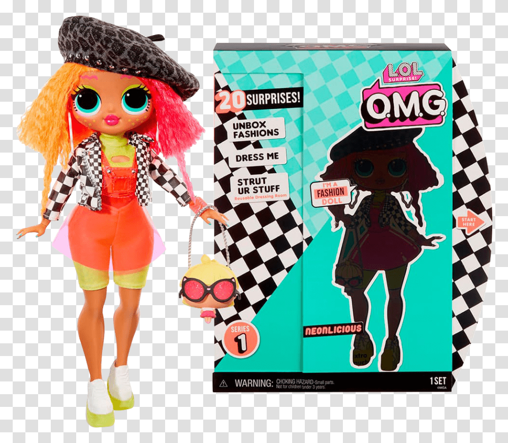 L O L Surprise Doll Lol Omg Dolls Neonlicious, Poster, Advertisement, Flyer, Paper Transparent Png