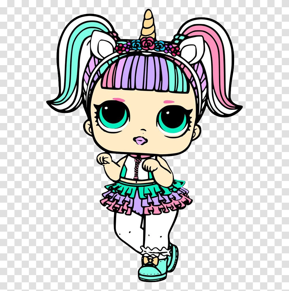 L O L Surprise Doll Lol Unicorn Doll Svg, Drawing, Toy Transparent Png